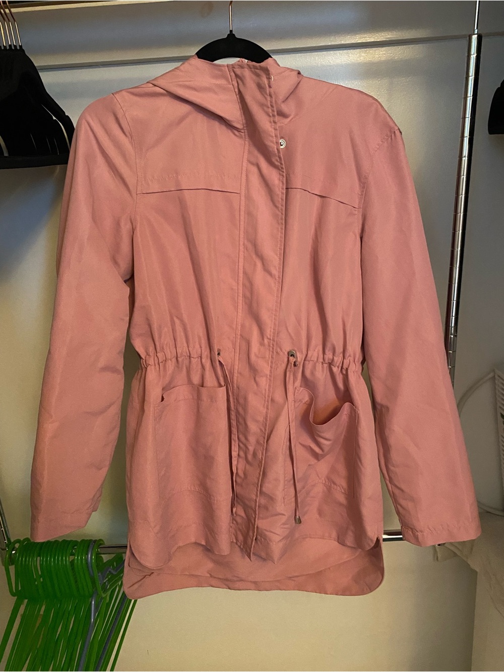 Vero Moda Rose Pink Hooded Utility Jacket
